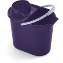 Owalne wiadro su wyciskaczem Mery - 12 ltr, Violetinis Owalne wiadro su wyciskaczem Mery - 12 ltr, Violetinis