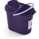 Owalne wiadro with wyciskaczem Mery - 12 ltr, Purple Owalne wiadro with wyciskaczem Mery - 12 ltr, Purple