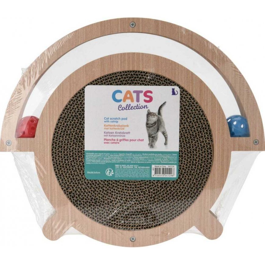 Cats Collection INTERACTIVE TOY CAT SCRACRATOR TWO BALLS 39X33.5X4.5CM – 2