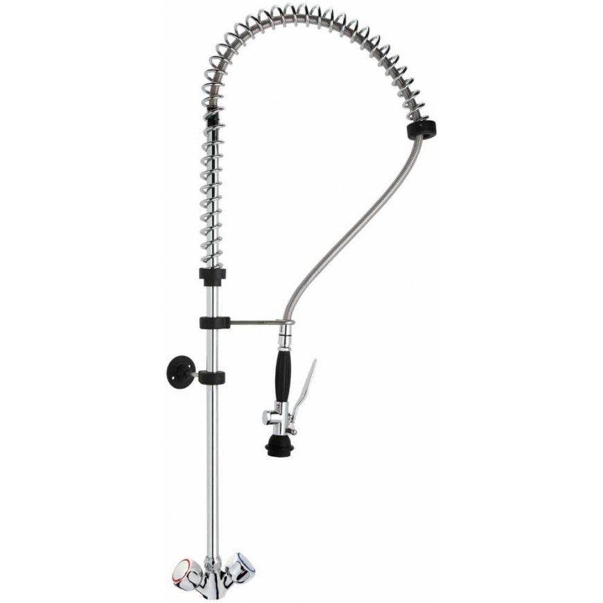 Single hole shower mixer with spray, height 103 cm - Hendi 810262