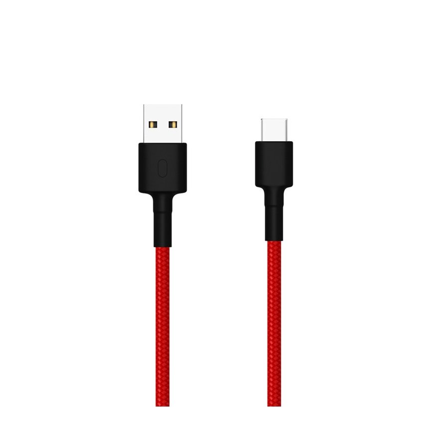 Xiaomi SJV4110GL USB-kaabel 1 m USB A USB C Must, Punane