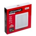 Ceiling LED panel 18W 4000K MCE374S Ceiling LED panel 18W 4000K MCE374S