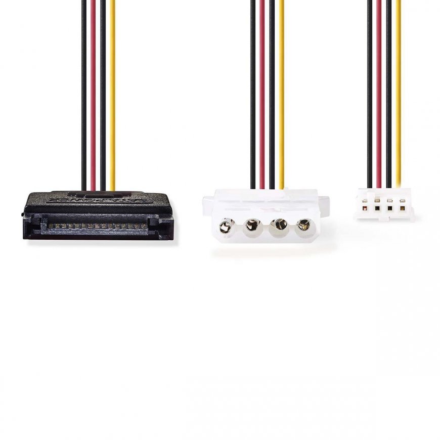 Nedis CCGP73550VA015 sisäinen virtakaapeli 0,15 m – 2