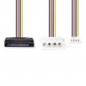 Nedis CCGP73550VA015 vidinis maitinimo kabelis 0,15 m Nedis CCGP73550VA015 vidinis maitinimo kabelis 0,15 m