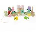 CLASSIC WORLD Montessori Train Caterpillar Wooden Puzzle CLASSIC WORLD Montessori Train Caterpillar Wooden Puzzle