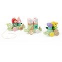 CLASSIC WORLD Montessori Train Caterpillar Wooden Puzzle CLASSIC WORLD Montessori Train Caterpillar Wooden Puzzle
