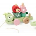 CLASSIC WORLD Montessori Train Caterpillar Wooden Puzzle CLASSIC WORLD Montessori Train Caterpillar Wooden Puzzle