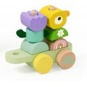 CLASSIC WORLD Montessori Train Caterpillar Wooden Puzzle CLASSIC WORLD Montessori Train Caterpillar Wooden Puzzle