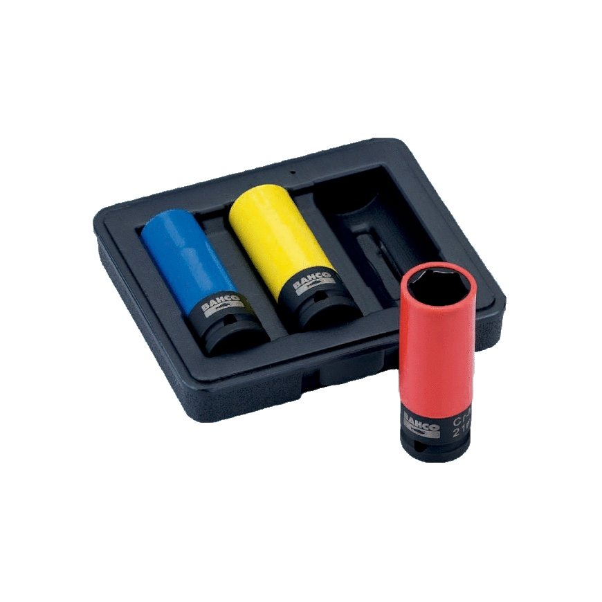 Bahco BWSS12P3 pistikupesa ja pistikupesade komplekt