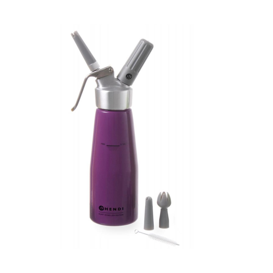 Kurt Scheller Violetinė 0,5 l plaktos grietinėlės sifonas - Hendi 975886 Kurt Scheller Violetinė 0,5 l plaktos grietinėlės sifon – 2