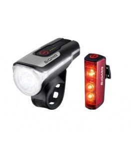 Sigma Sport Aura 80 + Blaze Set Tagumine valgustus + eesmine valgustus (komplekt) LED