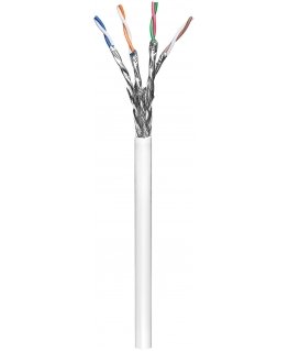 Mercodan Cat6 S/FTP 305m võrgukaabel Valge S/FTP (S-STP)