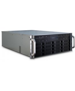 Inter-Tech 4U-4416L Cтойка Черный, Серебристый