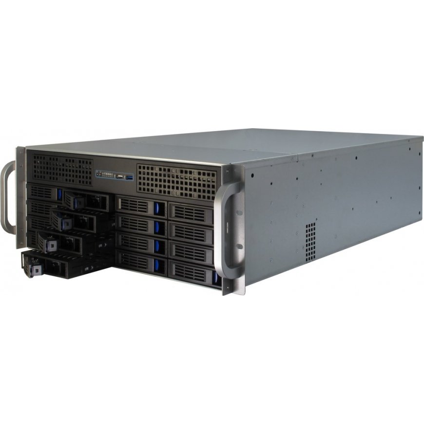 Inter-Tech 4U-4416L Stovas Juoda, Sidabras – 3