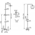 Shower set Ferro Fiesta NP79-BFI13U Shower set Ferro Fiesta NP79-BFI13U