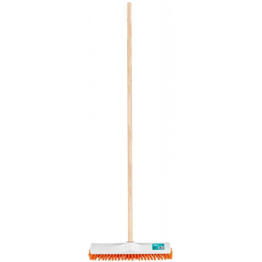 Truper Cleaning brush 40cm with wooden handle 120cm Klintek®