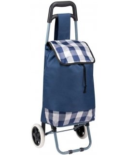 Travel Slazenger Stroller BAG NA KÓLKACH NA ZAKUPY ZE STELAŻEM 31L Blue WHITE