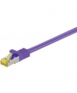 Goobay RJ-45 CAT7 2m сетевой кабель Пурпурный S/FTP (S-STP)