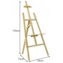Painting easel 170cm maaleo 22621 Painting easel 170cm maaleo 22621