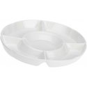 La Porcellana Bianca Convivio round snack tray - White, 25.5 cm La Porcellana Bianca Convivio round snack tray - White, 25.5 cm