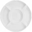La Porcellana Bianca Convivio round snack tray - White, 25.5 cm La Porcellana Bianca Convivio round snack tray - White, 25.5 cm