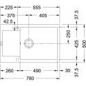 Sink Franke Maris MRG 611-78, Onyx black Sink Franke Maris MRG 611-78, Onyx black