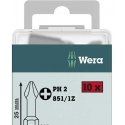 Twist bits WERA Standart, PH2 x 25 mm, 10 pcs. Twist bits WERA Standart, PH2 x 25 mm, 10 pcs.