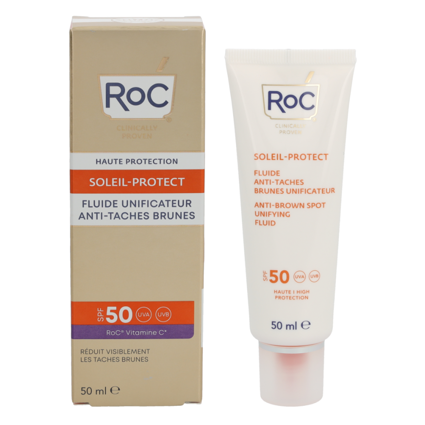 ROC Soleil-Protect Anti-Brown Spot Unifying Fluid SPF50+, 50 ml