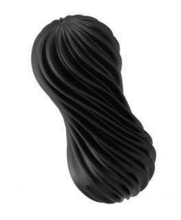 Tenga Flex Rocky Pocket masturbator Black Elastomer
