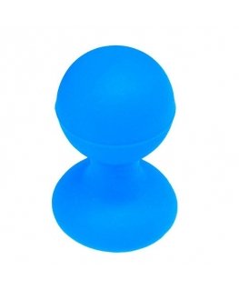 Phone holder with a round head - blue