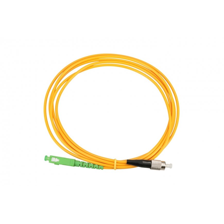 Extralink Потч-корд SC/APC-FC/UPC Одномодовый, Simplex, G657A1, 3 мм, 2m