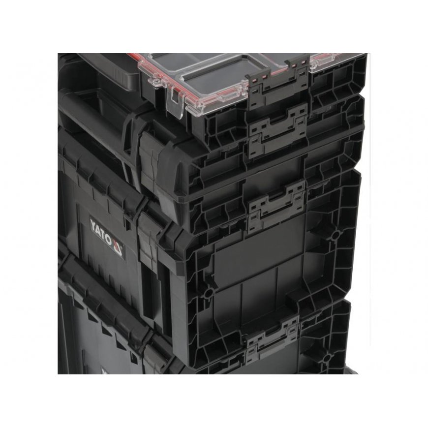 Yato YT-09174 ящик для инструментов Набор ящиков для инструментов Полипропилен Черный – 4