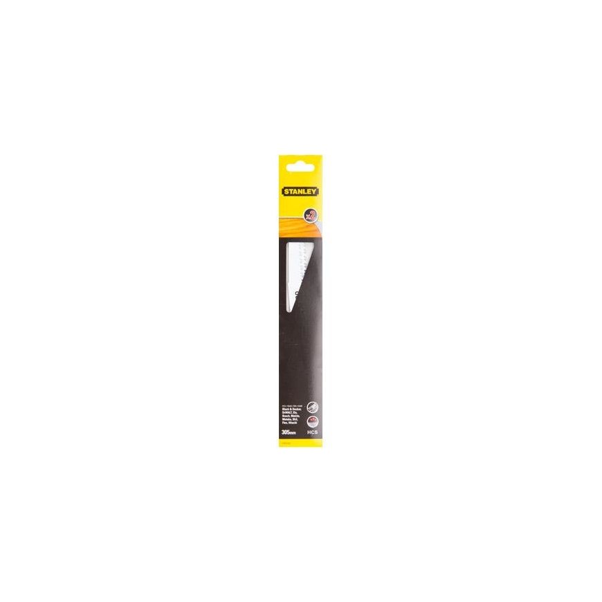 Stanley STA21252-XJ полотно для лобзика/сабельной пилы Пильное полотно Высокоуглеродистая сталь 2 шт