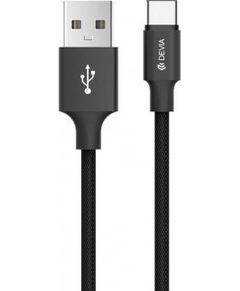 Devia Pheez Series Cable for Micro USB (5V 2.4A,1M) black