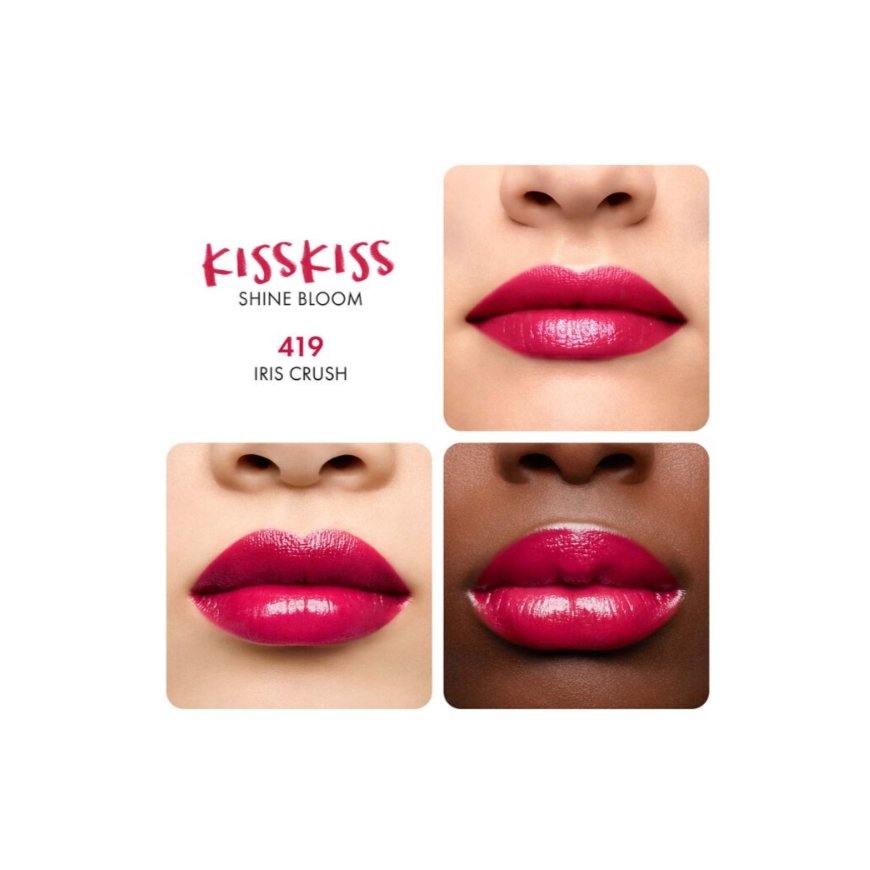 Guerlain Kisskiss Shine Bloom 3,2 g 419 Iris Crush Spīdums – 4