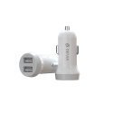 Devia Smart series car charger suit for Lightning (5V3.1A,2USB) white Devia Smart series car charger suit for Lightning (5V3.1A,2USB) white