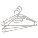Clothes hangers 3gb, plastic, white, black, grey Clothes hangers 3gb, plastic, white, black, grey