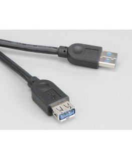 Akasa USB 3.0 cable Ext USB kabelis 1,5 m Juoda