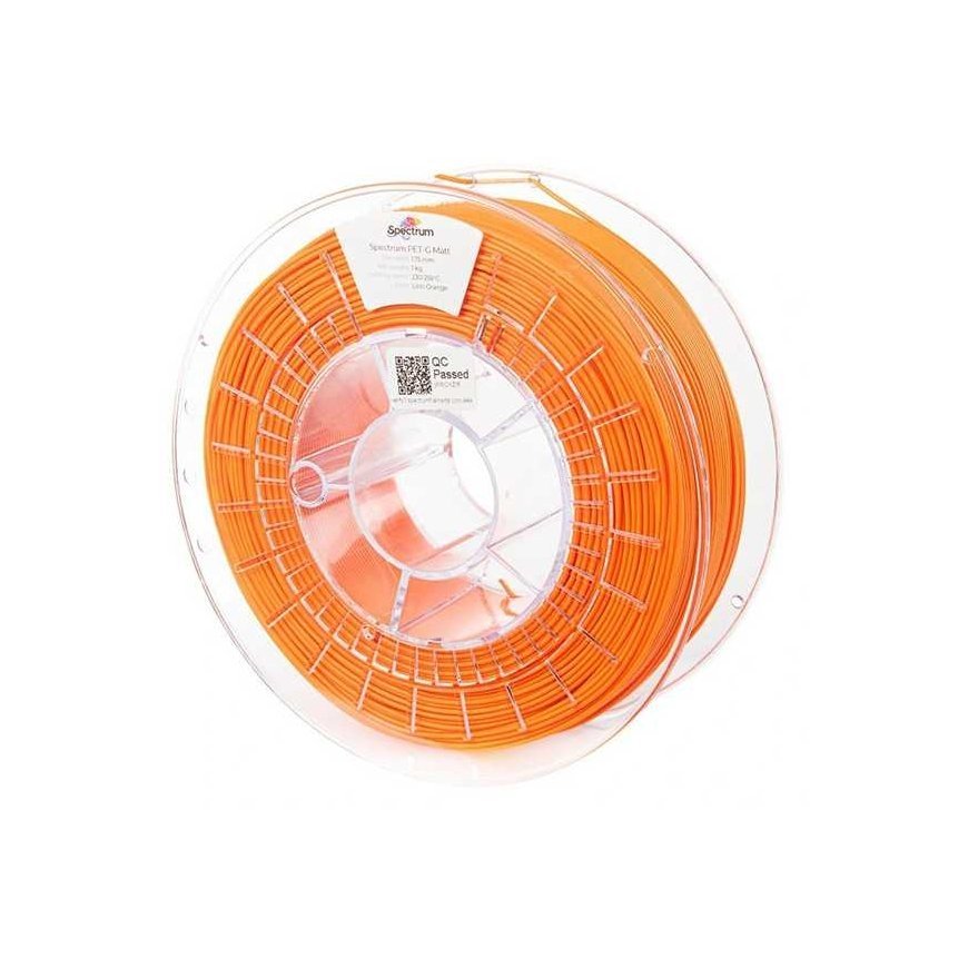Plastic Spectrum PET-G Matt - 1.75mm - 1kg - Lion Orange – 3