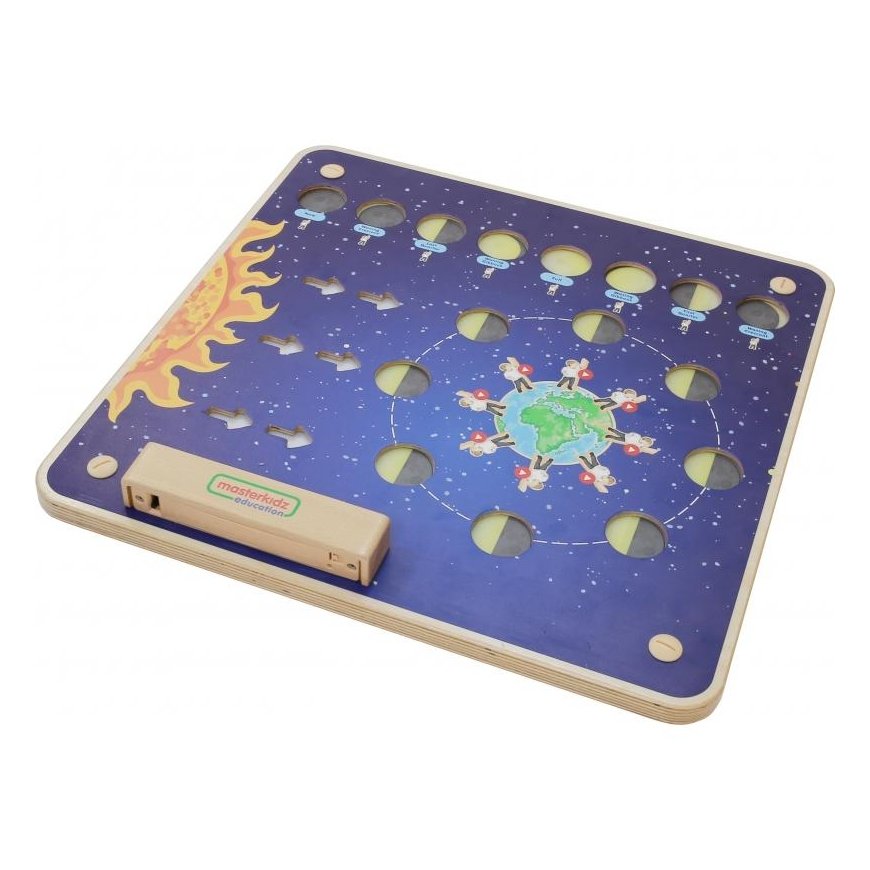 MASTERKIDZ educational board, phases of the moon