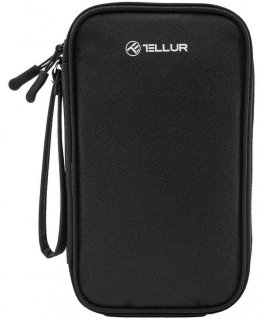 Tellur Universal travel cable organizer Black