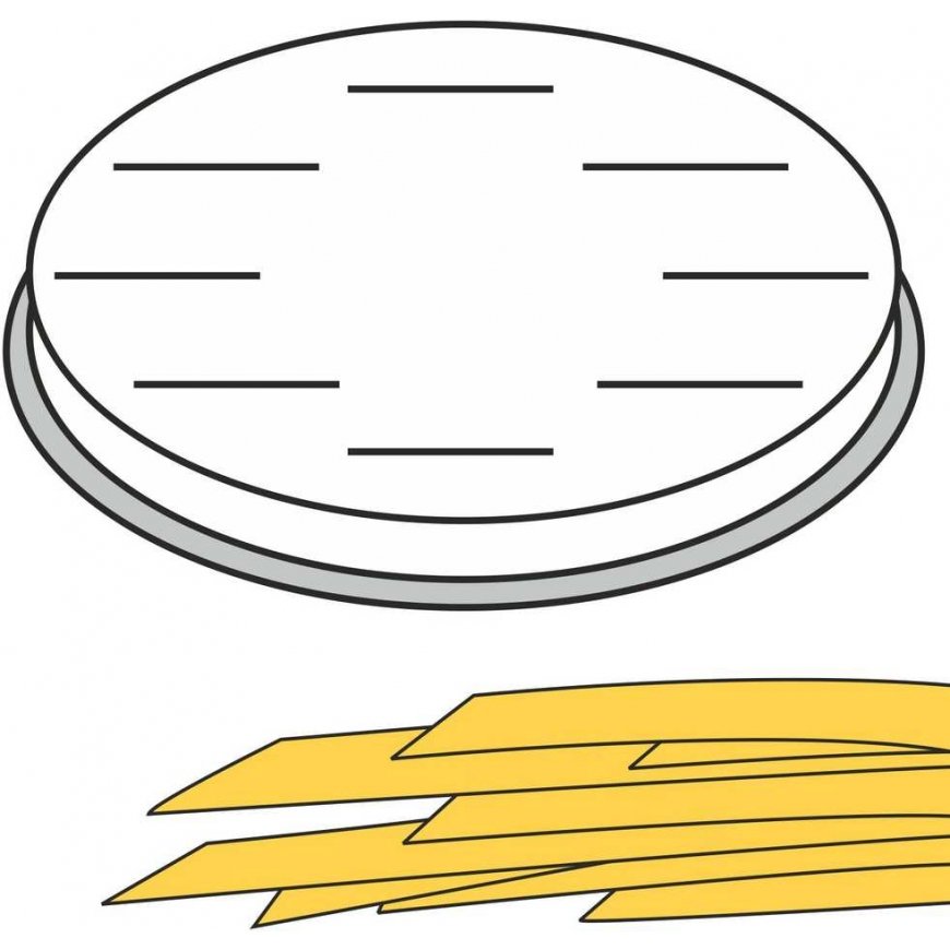 FETTUCCINE pasta maker, flat strips, 16 holes 8x1 mm MPF2.5/4 - Hendi 229354