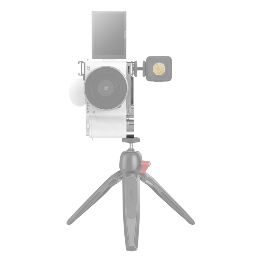 SmallRig 3524 Extension Grip For Sony ZV-E10 Sidabrinis – 4