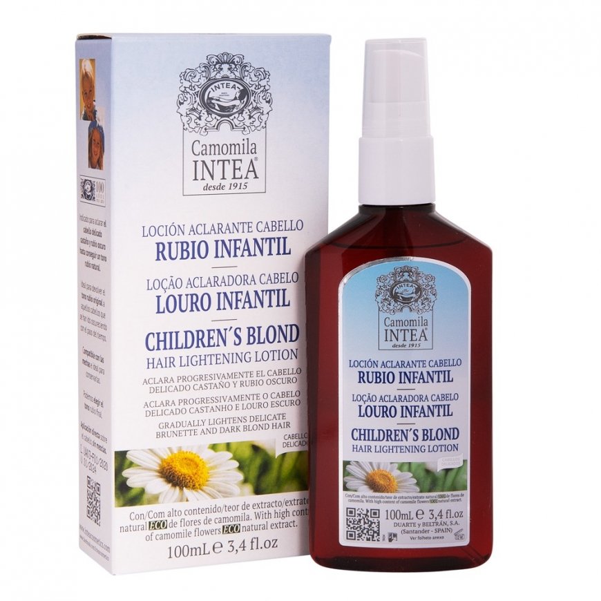 Inteacosmetics Premium Children’s Blonde Hair Lightening Spray with Ecologic Natural Camomile Extrac