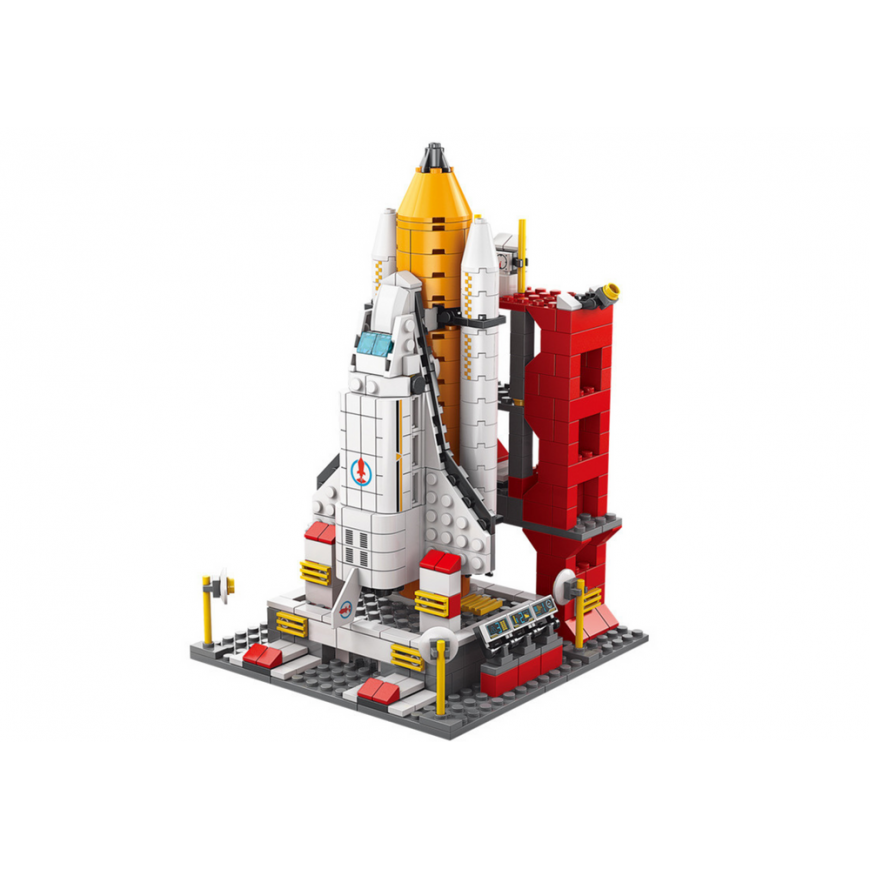 Lean Toys Construction Bricks Space Rocket 6in1 Space Vehicles 1000 pcs. – 2
