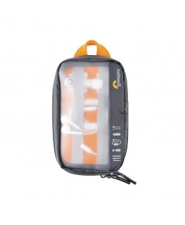 Lowepro GearUp Pouch Mini Piniginė Nailonas, Poliesteris, Ripstopas Pilka, Oranžinė