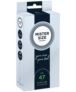 MISTER SIZE 47 10 шт Гладкий