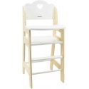 Viga Toys "Viga Polarb" dining chair for dolls, white wood