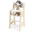 Viga Toys "Viga Polarb" dining chair for dolls, white wood
