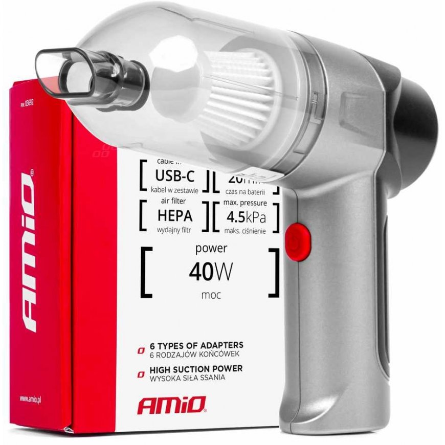 AMiO Vacuum cleaner car wireless battery